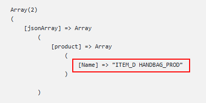 Screenshot result of the Format strings format plugin