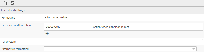 CS::Formatted value (CS formatted)