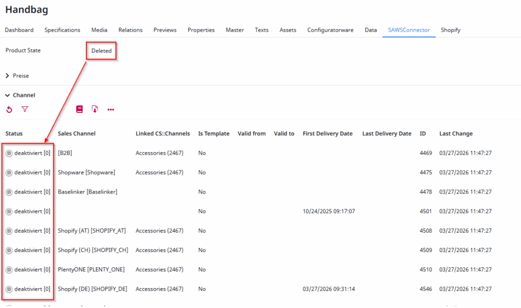 "AddUpdateSAWSTableEntry"-Format Example export Step 2