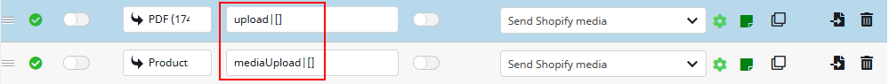 Base Datamap configuration for media upload to shopify