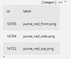 Output of the converted array to html table